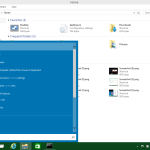 Vyhledávání v nabídce start alá Windows 7